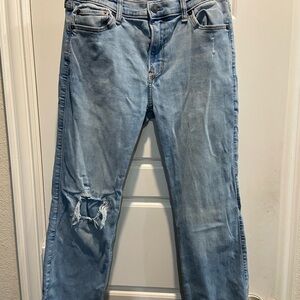 Abercrombie Kids Denim Blue Straight Jeans